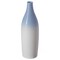 Modern Decorative Ceramic Table Vase Ripped Design Bottle Shape Flower Holder